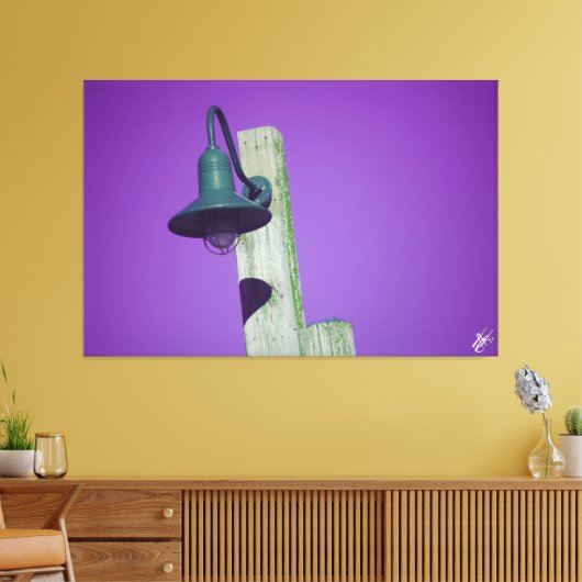 Langley Light Post Series #7 Leinwanddruck (Insitu (Wohnzimmer))