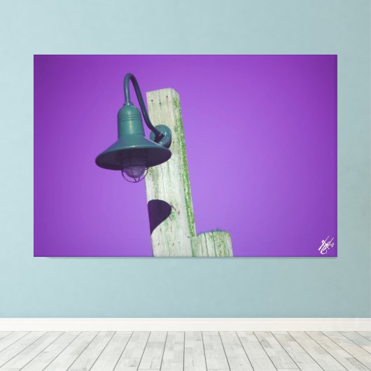 Langley Light Post Series #7 Leinwanddruck (Insitu (Holzboden))