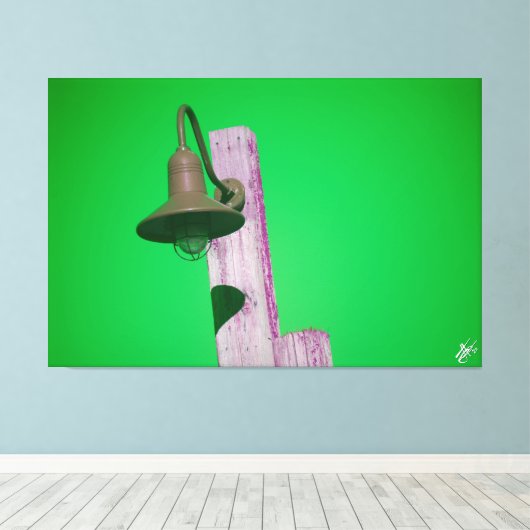 Langley Light Post Series #8 Leinwanddruck (Insitu (Holzboden))