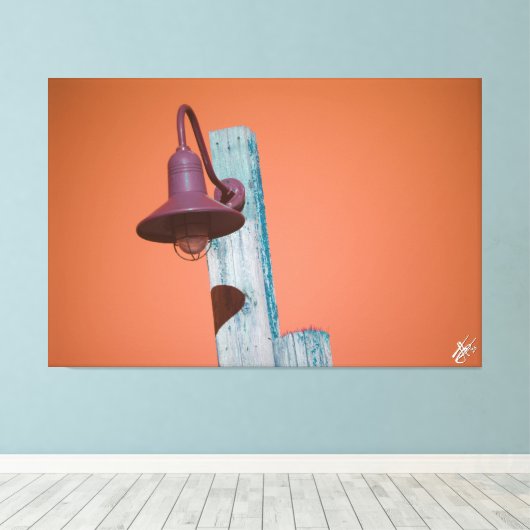 Langley Light Post Series #9 Leinwanddruck (Insitu (Holzboden))