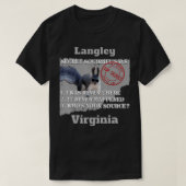 Langley, Virginia Secret Eichhörnchen Design vorne T-Shirt (Design vorne)