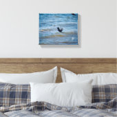 Langley Waterfront Two Birds Ripple Fotografie Leinwanddruck (Insitu (Schlafzimmer))
