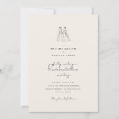 Langley Wedding Einladung Two Brides (Vorderseite)