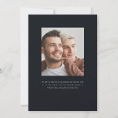 Langley Wedding Einladung zwei Grooms (Rückseite)