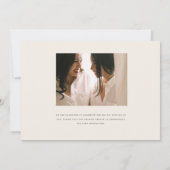 Langley Wedding Two Brides Save The Date (Rückseite)