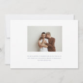 Langley Wedding Two Grooms Save The Date (Rückseite)