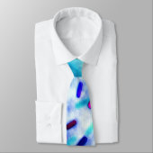 Länglicher Bakterien-Hintergrund Krawatte (Gebunden)