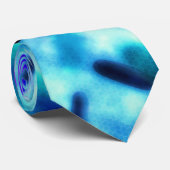 Länglicher Bakterien-Hintergrund Krawatte (Gerollt)