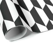 Längliches Blätter Geschenkpapier (Rolleneckpunkt)