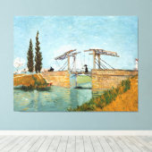 Langlois Bridge bei Arles Vincent Gogh Leinwanddruck (Insitu (Holzboden))