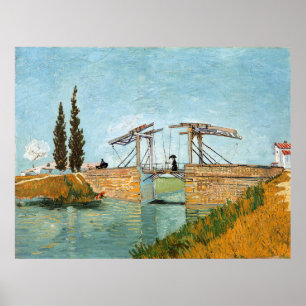 Langlois Bridge bei Arles Vincent Gogh Poster
