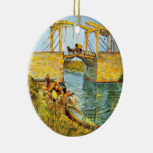 Langlois Bridge bei Arles von Vincent van Gogh Keramikornament (Rechts)