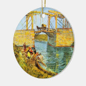 Langlois Bridge bei Arles von Vincent van Gogh Keramikornament (Links)