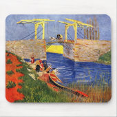 Langlois Bridge bei Arles von Vincent van Gogh Mousepad (Vorne)