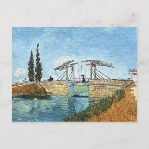 Langlois Bridge bei Arles von Vincent van Gogh Postkarte