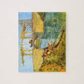 Langlois Bridge bei Arles von Vincent van Gogh Puzzle (Vertikal)