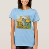 Langlois Bridge bei Arles von Vincent van Gogh T-Shirt (Vorderseite)