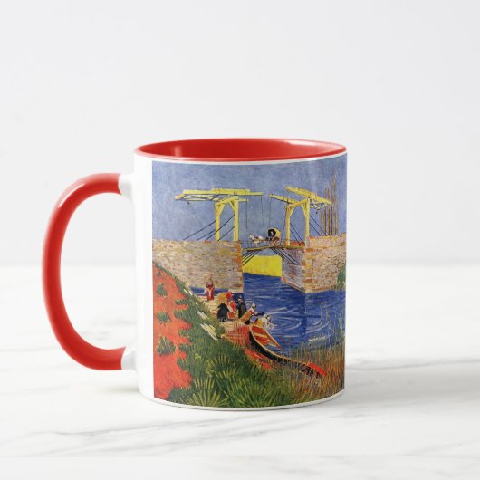 Langlois Bridge bei Arles von Vincent van Gogh Tasse (Links)