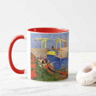 Langlois Bridge bei Arles von Vincent van Gogh Tasse