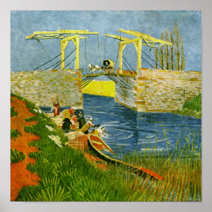 Langlois-Brücke in Arles Van Gogh Fine Art Poster