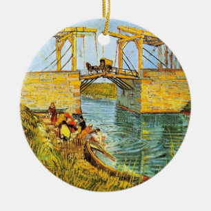 Langlois-Brücke in Arles von Vincent van Gogh Keramikornament