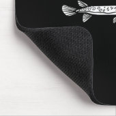 Langnasen-Knochenhecht-Shirt Bowfin Lepisosteus Os Mousepad (Ecke)