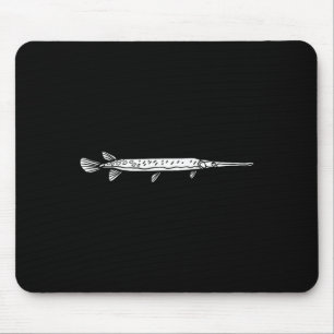 Langnasen-Knochenhecht-Shirt Bowfin Lepisosteus Os Mousepad