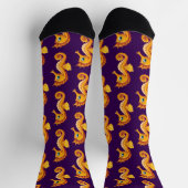Langnasen-Seepferdchen Socken (Oben)