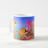 Langnasige Schmetterlings-Fische Kaffeetasse (Vorderseite Links)
