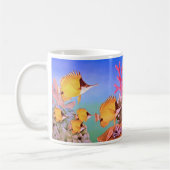 Langnasige Schmetterlings-Fische Kaffeetasse (Links)