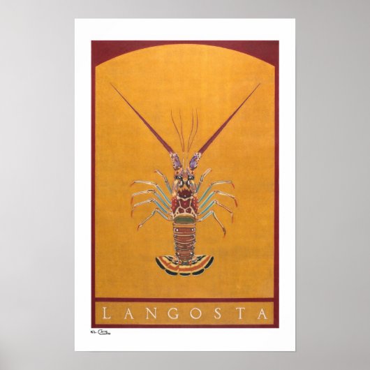 Langosta-Poster, -Prints und -Rahmen Poster (Vorne)