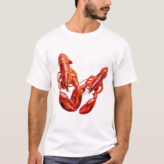 Langostas enamoradas T-Shirt (Vorderseite)