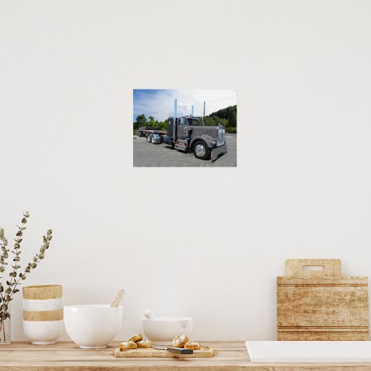 Langs Kenworth-A-Modell (Farbe) Poster (Küche)