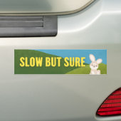 Langsam aber sicher Bunny Motivierend Autoaufkleber (Auf Auto)