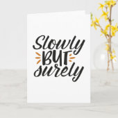 Langsam, aber sicher karte (Gelbe Blume)