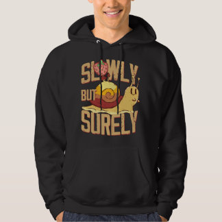 Langsam, aber sicher Schneckenschnecke Cotattcore Hoodie