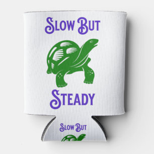 Langsam aber stetig Funny Funny Turtle Dosenkühler