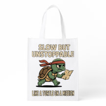 Langsam, aber unaufhaltsam - Funny Turtle on a Mis