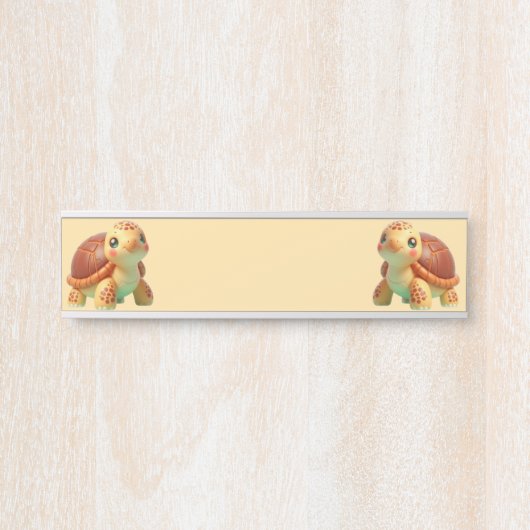 Langsam aber Wachsend Türschild (Vorderseite )