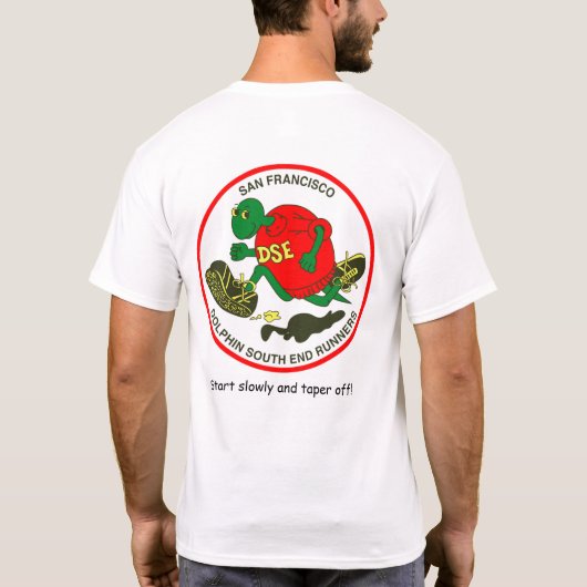 langsam anfangen und abnehmen!T - Shirt (Rückseite)