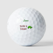 Langsam & Beständig Golfball (Vorderseite)