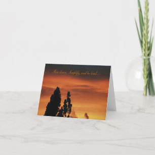 Langsam, einfach und freundlich...... karte