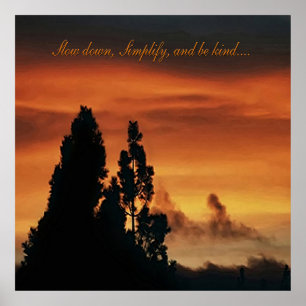 Langsam, einfach und freundlich...... poster