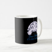 Langsam, es ist Wochenende Minimaler Zitat-Schildk Kaffeetasse (VorderseiteRechts)