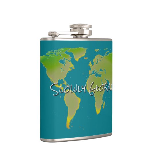 Langsam globale FLASCHE Flachmann (Rechts)