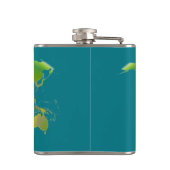 Langsam globale FLASCHE Flachmann (Rückseite)