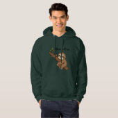 Langsam ist Faulheits-Tier Hoodie (Vorne ganz)