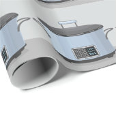 Langsam kochender Topftopfvektor Geschenkpapier (Rolleneckpunkt)