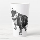 Langsam kommt leicht milchtasse (Vorderseite)