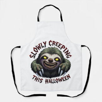 Langsam kriechen dieses Halloween - gruseliger Fau Schürze